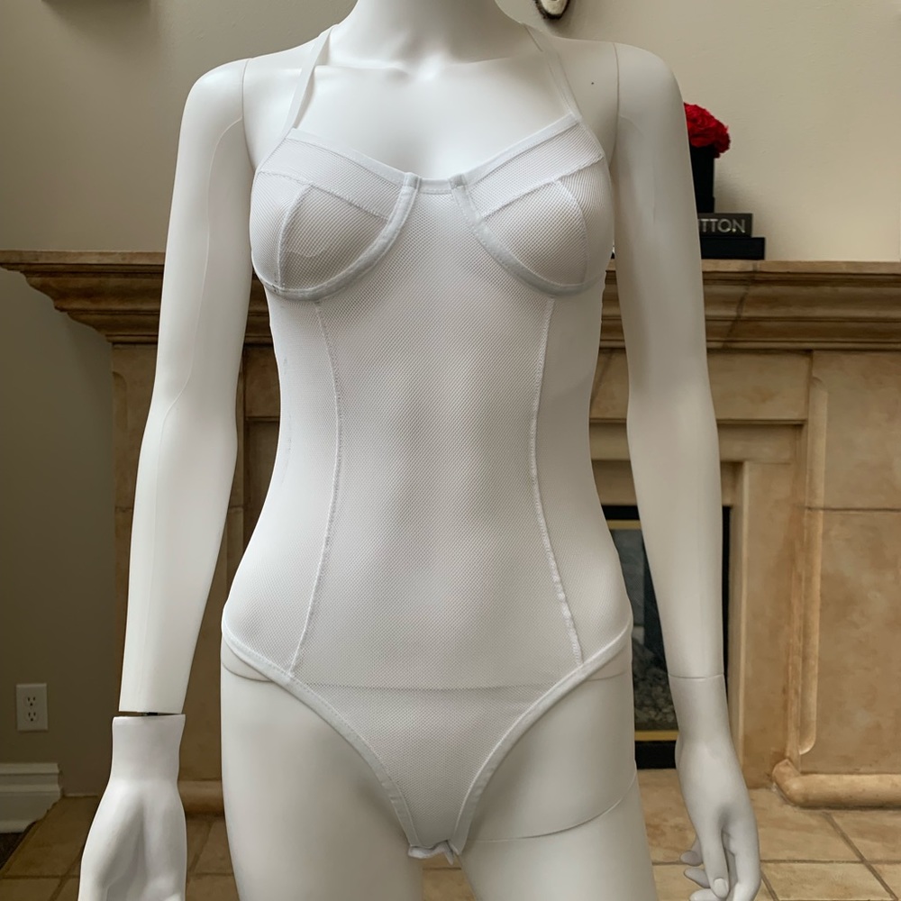 Fish net bodysuit
